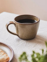 KINTO TERRA : mug artisanal en grès beige, fait main au Japon, 300 ml