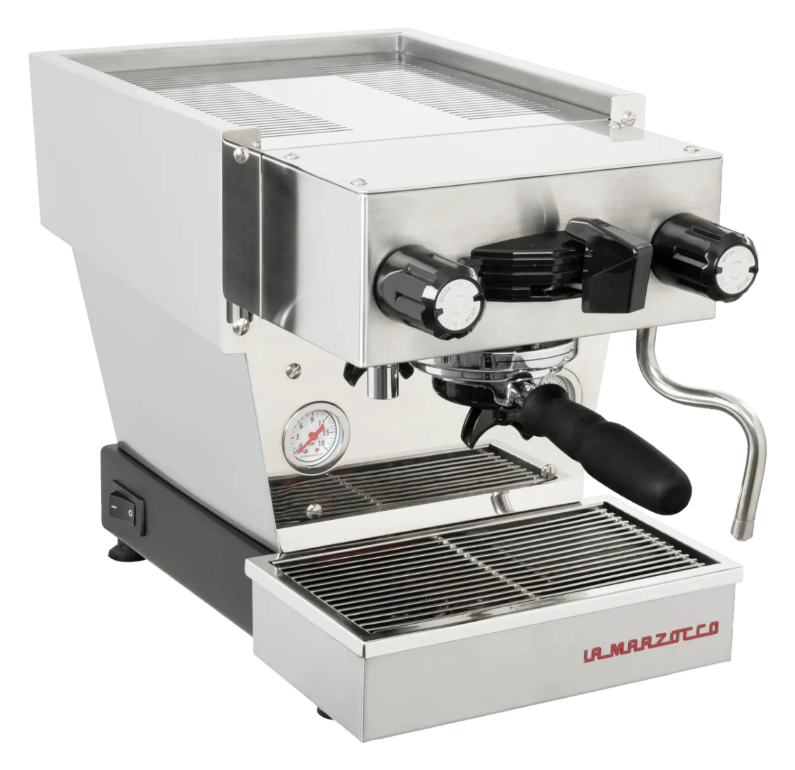 La Marzocco Linea Micra — Machine à espresso domestique compacte, double chaudière, groupe saturé, 58 mm