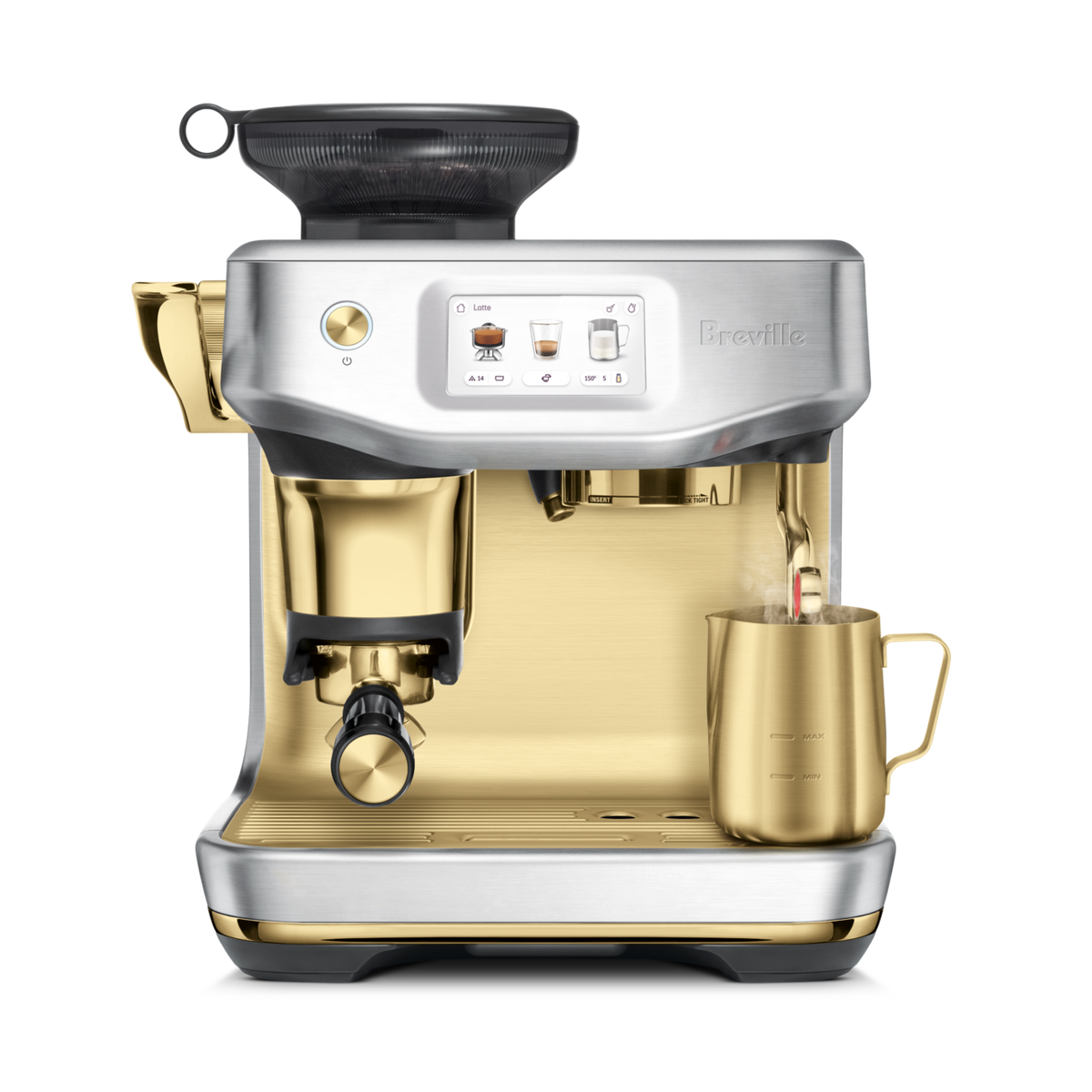 Breville Barista Touch Impress : machine à espresso semi-automatique, moulin Baratza intégré, écran tactile