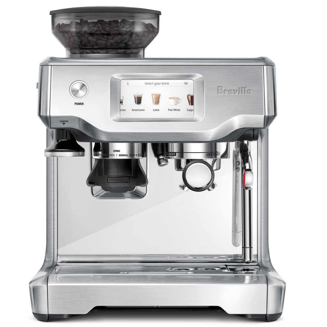 Breville Barista Touch — Espresso Machine with Built-In Grinder, Touchscreen, Auto MilQ™