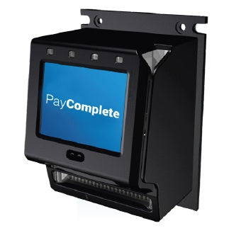 Paycomplete Combo card reader in front of ticket reader, 4G Ca, Upt1000B Kit