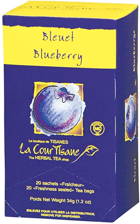 Blueberry Herbal Tea La Courtisane 20 Un