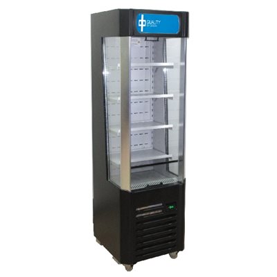 Réfrigérateur QBD AC20-HC ouvert