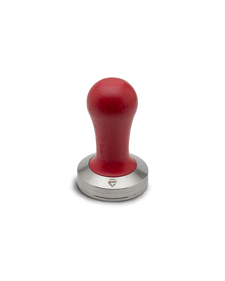 Lelit - Stainless Steel Coffee Tamper with Red Handle 57.35mm