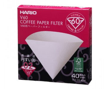 Hario Filtre Papier V60 (40 Un )