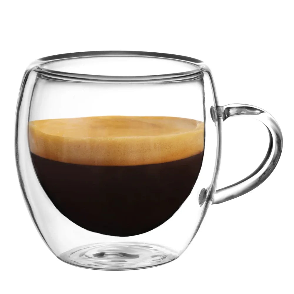 Trudeau - Java tasses en verre à double paroi 250ml (2 unités)